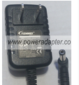 TENWEI TA01-0600500 AC ADAPTER 6VDC 500mA USED -(+)- 2x5.5mm 90° - Click Image to Close
